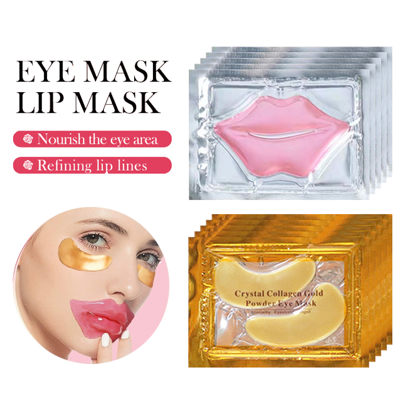 Collagen Under Eye Patches - 10/20pcs Golden Crystal Collagen Eye Mask