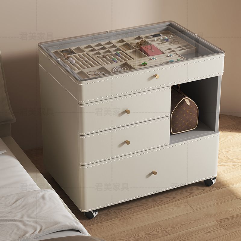 Makeup - Small modern simple bedroom jewelry box