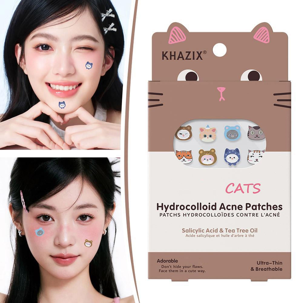 Skincare - 100/200/300PCS Cute Cat Shaped Acne Patches