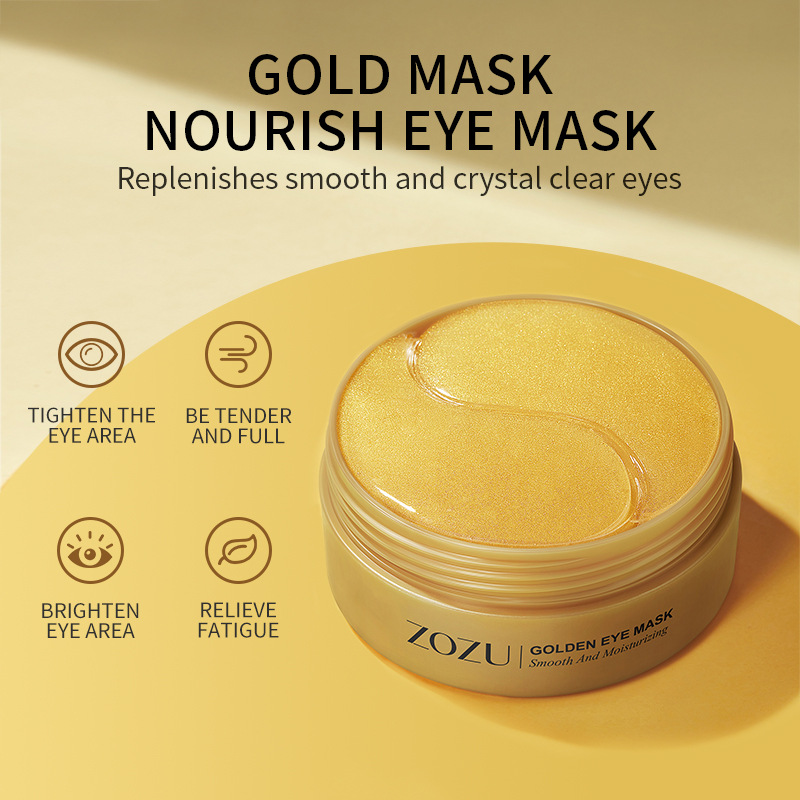 Collagen Under Eye Patches - 60pcs Golden Collagen Avocado Moisturizing Eye