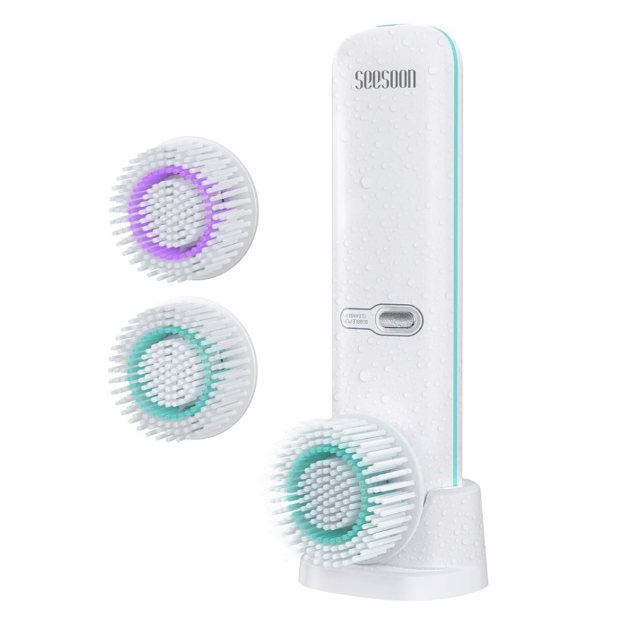 Silicone Face Scrubber Electric - Facial Cleansing Brush, Face Scrubber Rechargeable