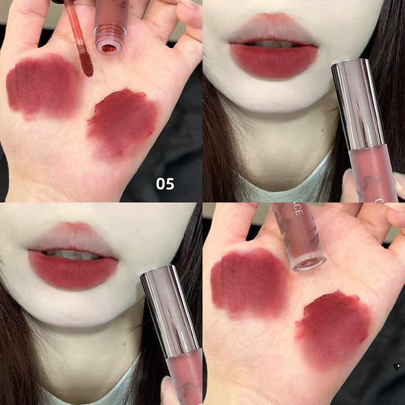Matte Velvet Lip Tint Long Lasting - CACE Velvet Matte Red Lip Stain