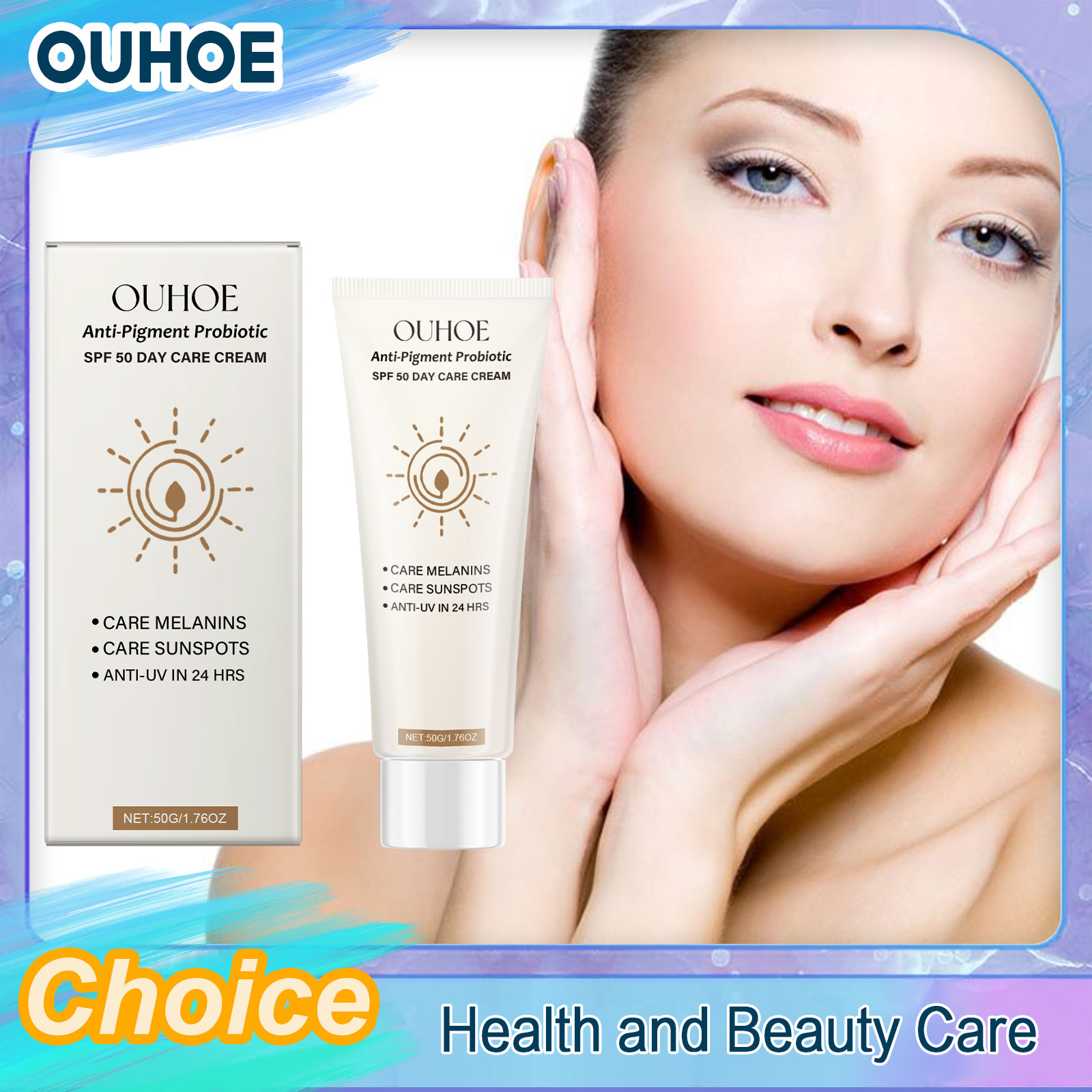 Spf 50 Waterproof Sunscreen - SPF50 Sunscreen Defensing Ultraviolet Reducing Pigmentation