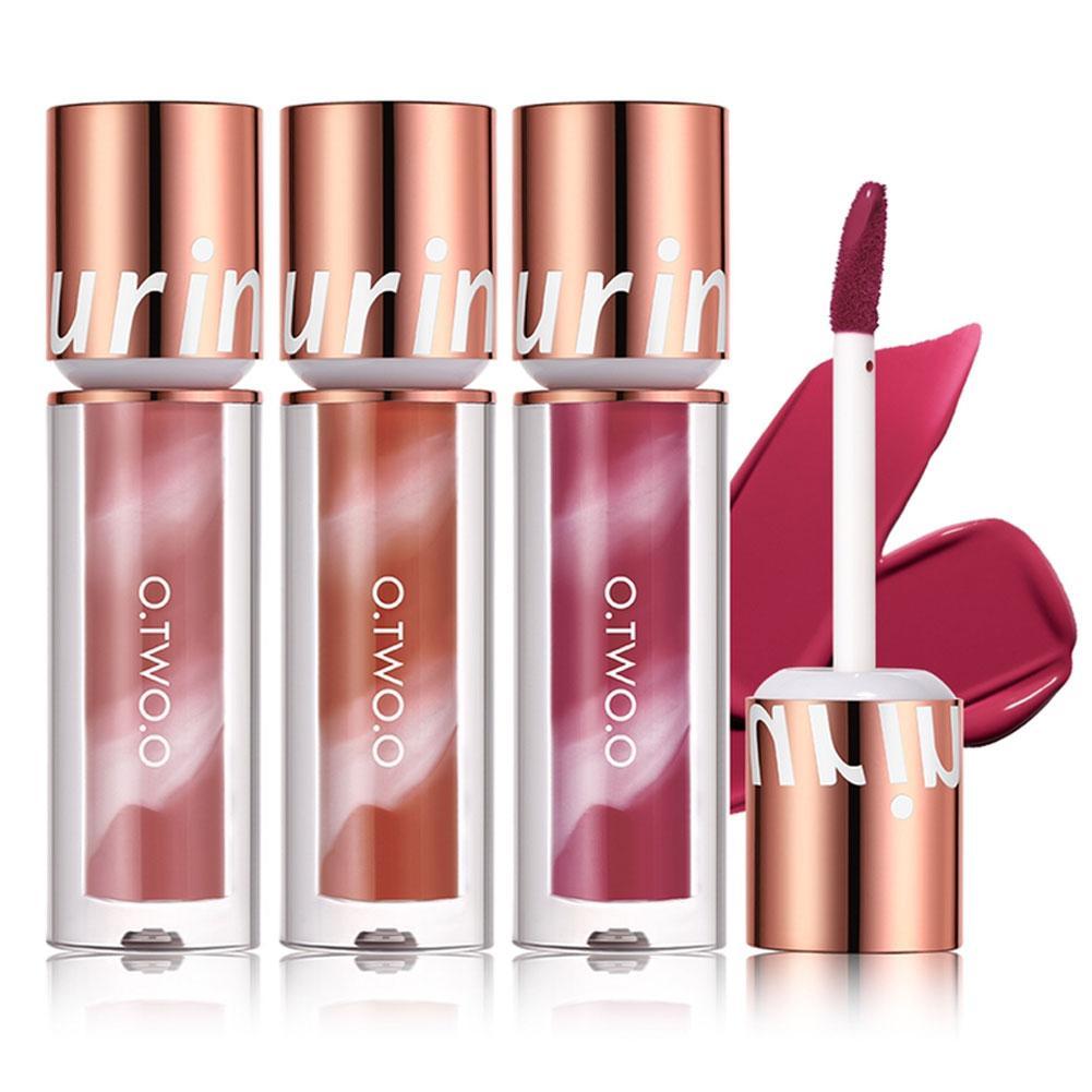 Matte Velvet Lip Tint Long Lasting - O.TWO.O Matte Lipstick Long Lasting Waterproof