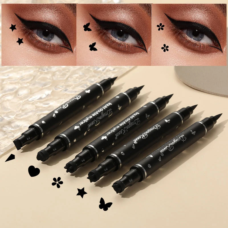 Waterproof Liquid Eyeliner Pen - 2 IN 1 Butterfly Seal Eyeliner