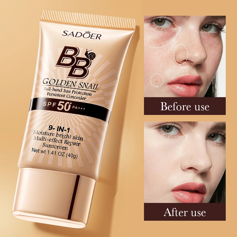 Spf 50 Waterproof Sunscreen - SPF50 Sunscreen BB Cream Face Makeup