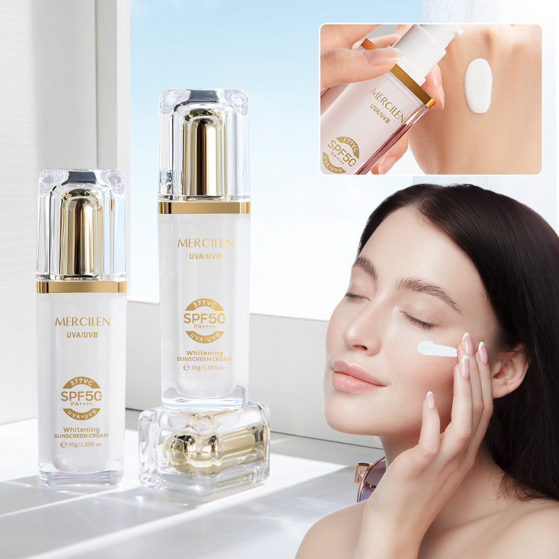 Spf 50 Waterproof Sunscreen - Mercilen Facial and Body Sunscreen 30g,