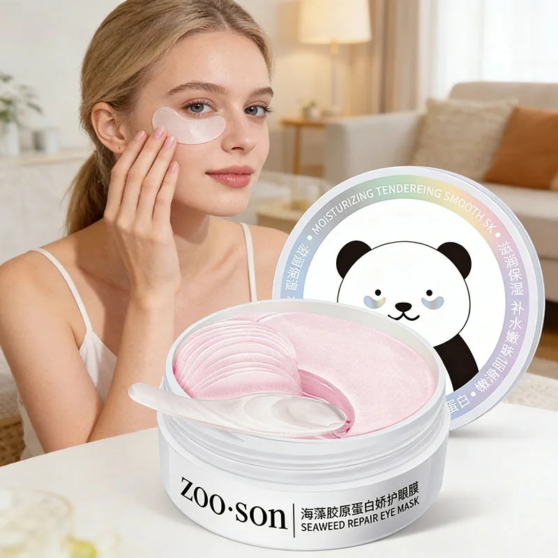 Collagen Under Eye Patches - 60Pcs Gold Crystal Collagen Eye Mask