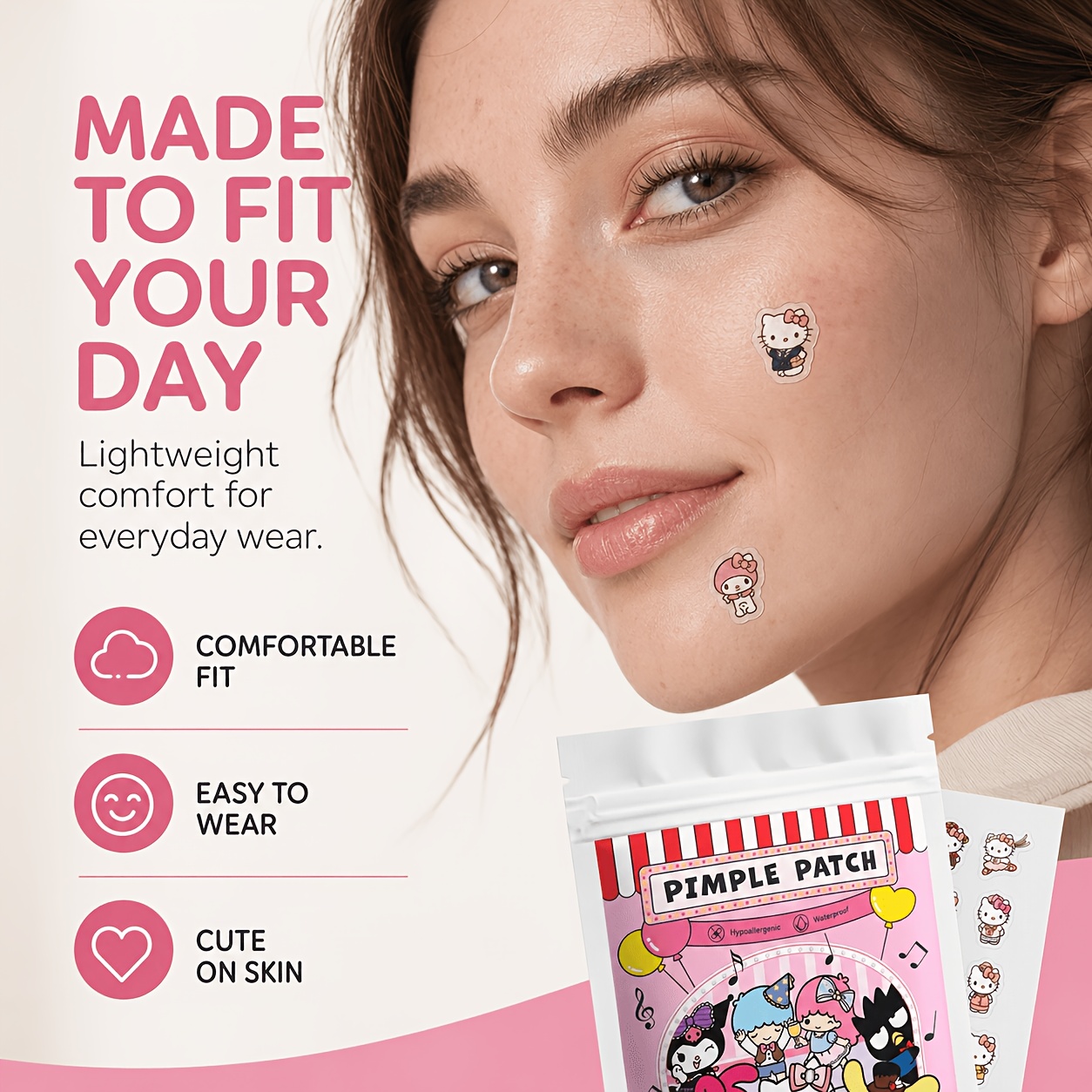 40/120PCS Hello Kitty acne pat - đánh giá và giá Skincare