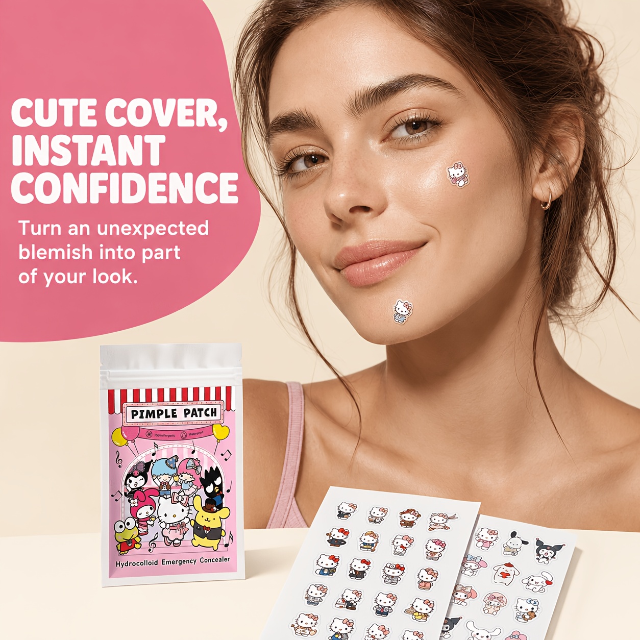 40/120PCS Hello Kitty acne pat - đánh giá và giá Skincare