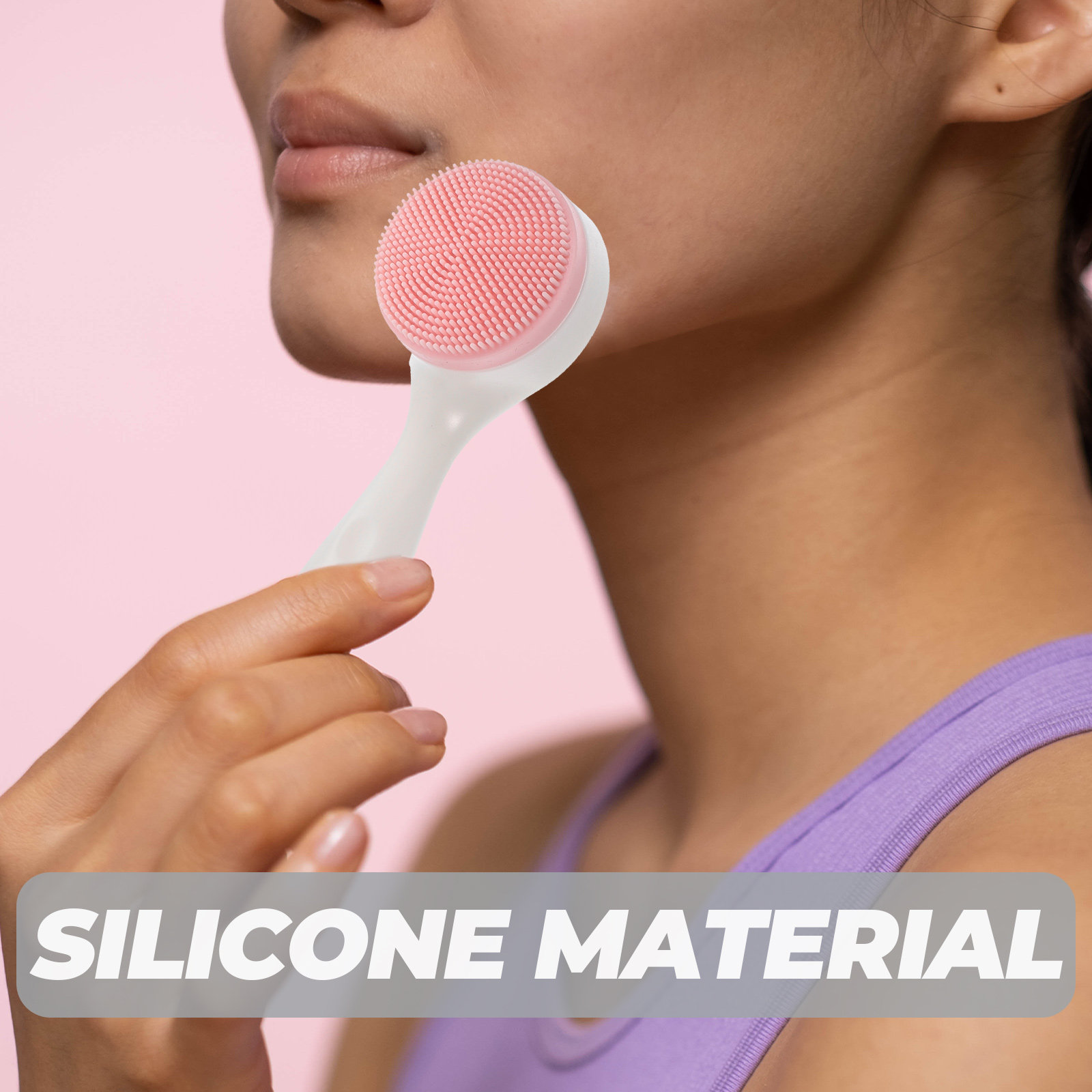 2Pcs Facial Brush Silicone Fac - đánh giá và giá Silicone Face Scrubber Electric