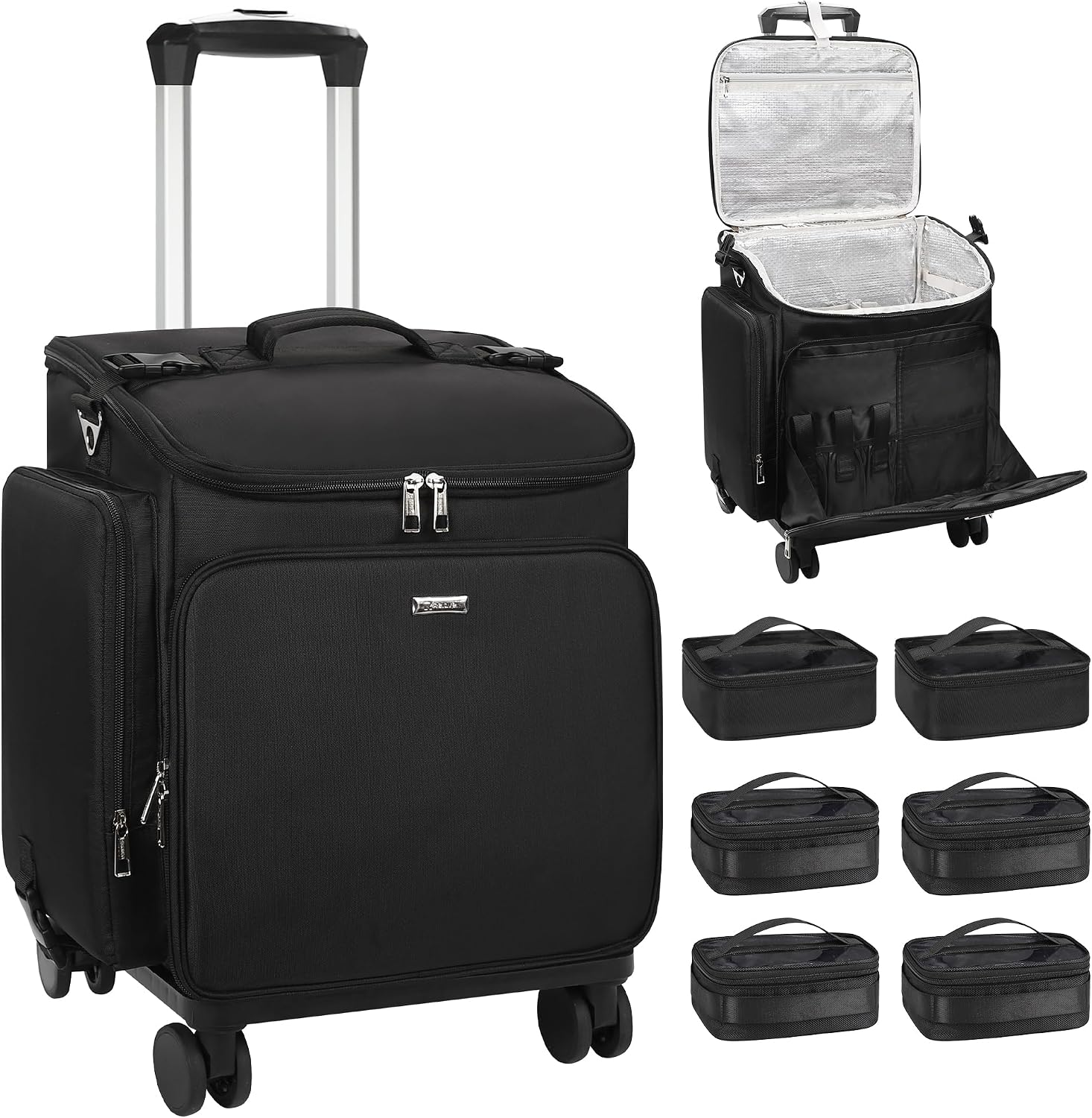Rolling Makeup Case Hair Tools - đánh giá và giá Makeup