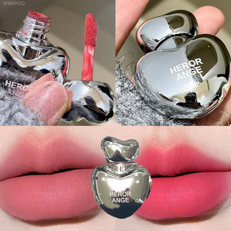 Peach Heart Silky Matte Lipsti - đánh giá và giá Matte Velvet Lip Tint Long Lasting