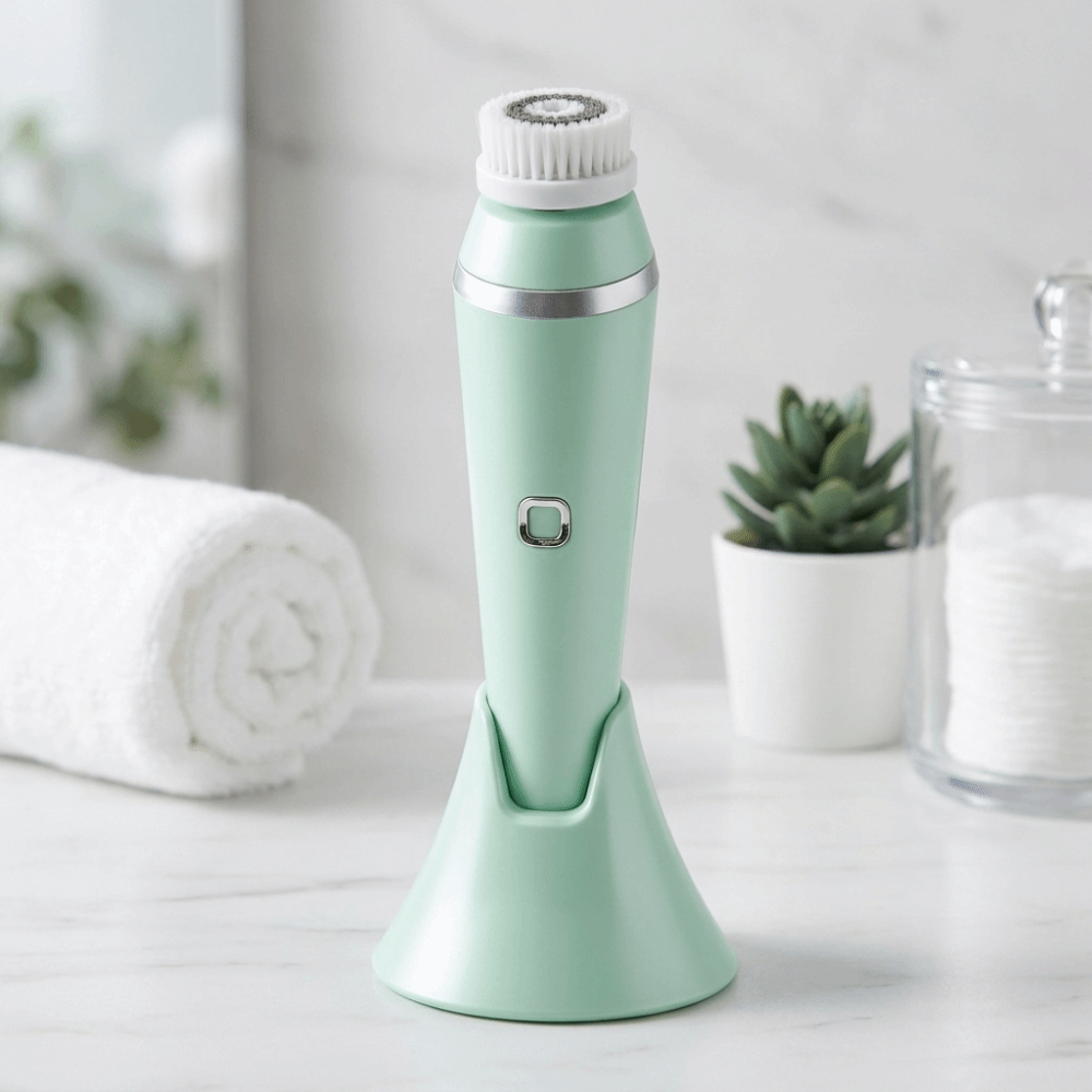 Silicone Electric Facial Clean - đánh giá và giá Silicone Face Scrubber Electric