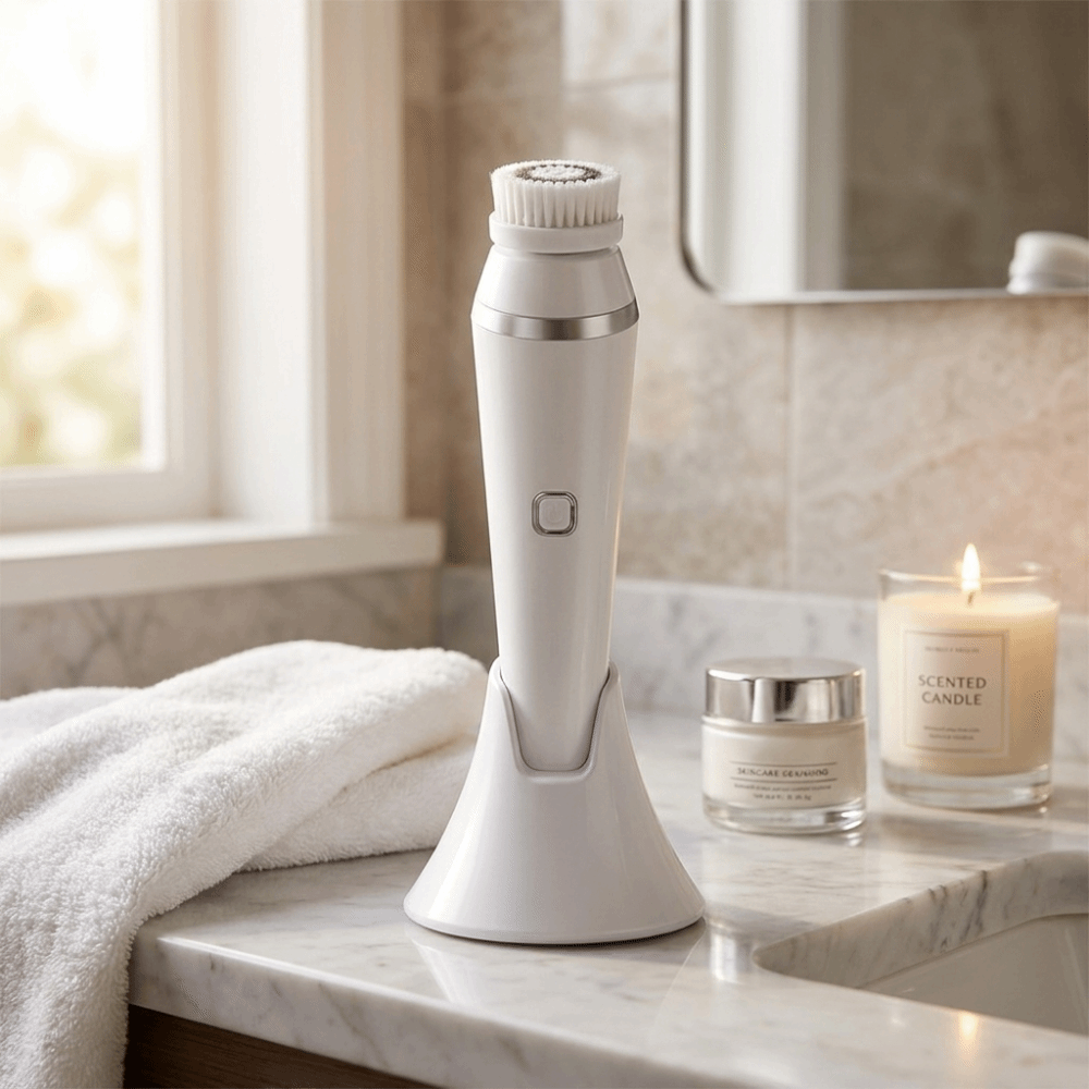 Silicone Electric Facial Clean - đánh giá và giá Silicone Face Scrubber Electric