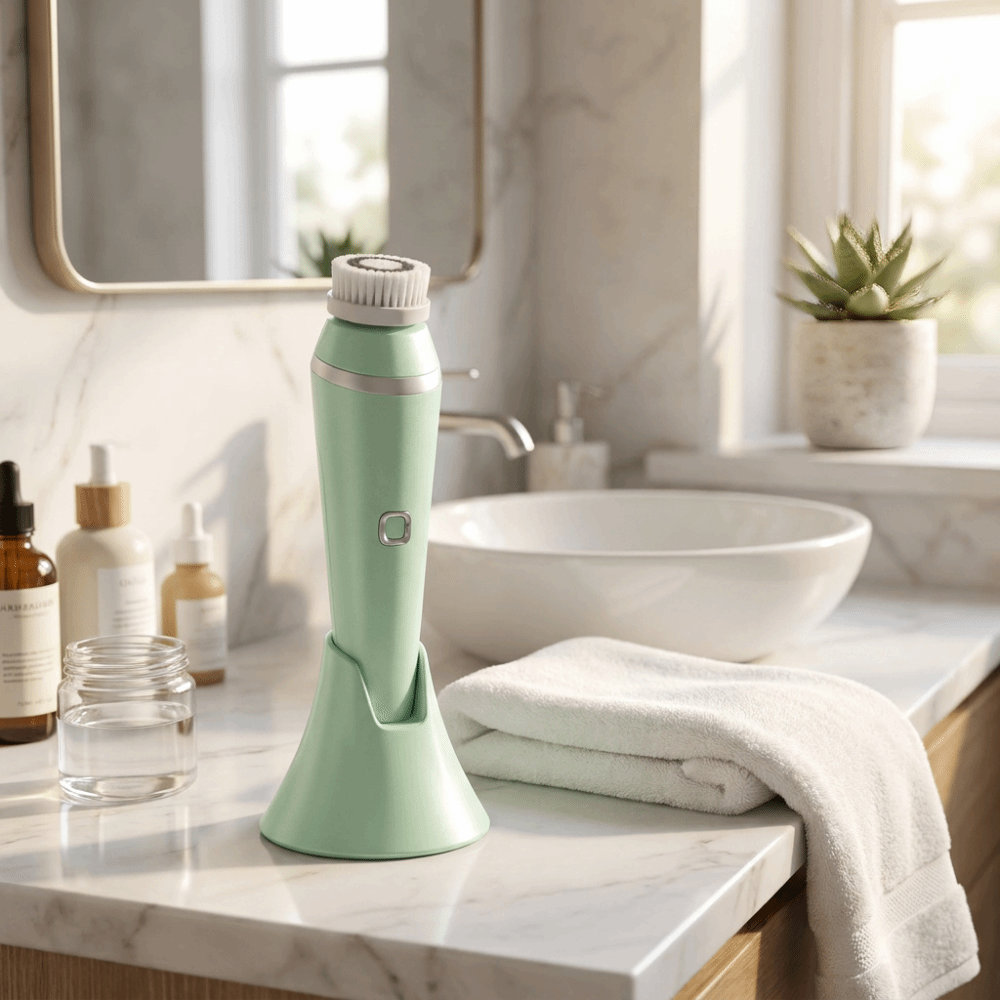 Silicone Electric Facial Clean - đánh giá và giá Silicone Face Scrubber Electric