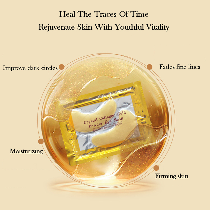 10/20pcs Golden Crystal Collag - đánh giá và giá Collagen Under Eye Patches