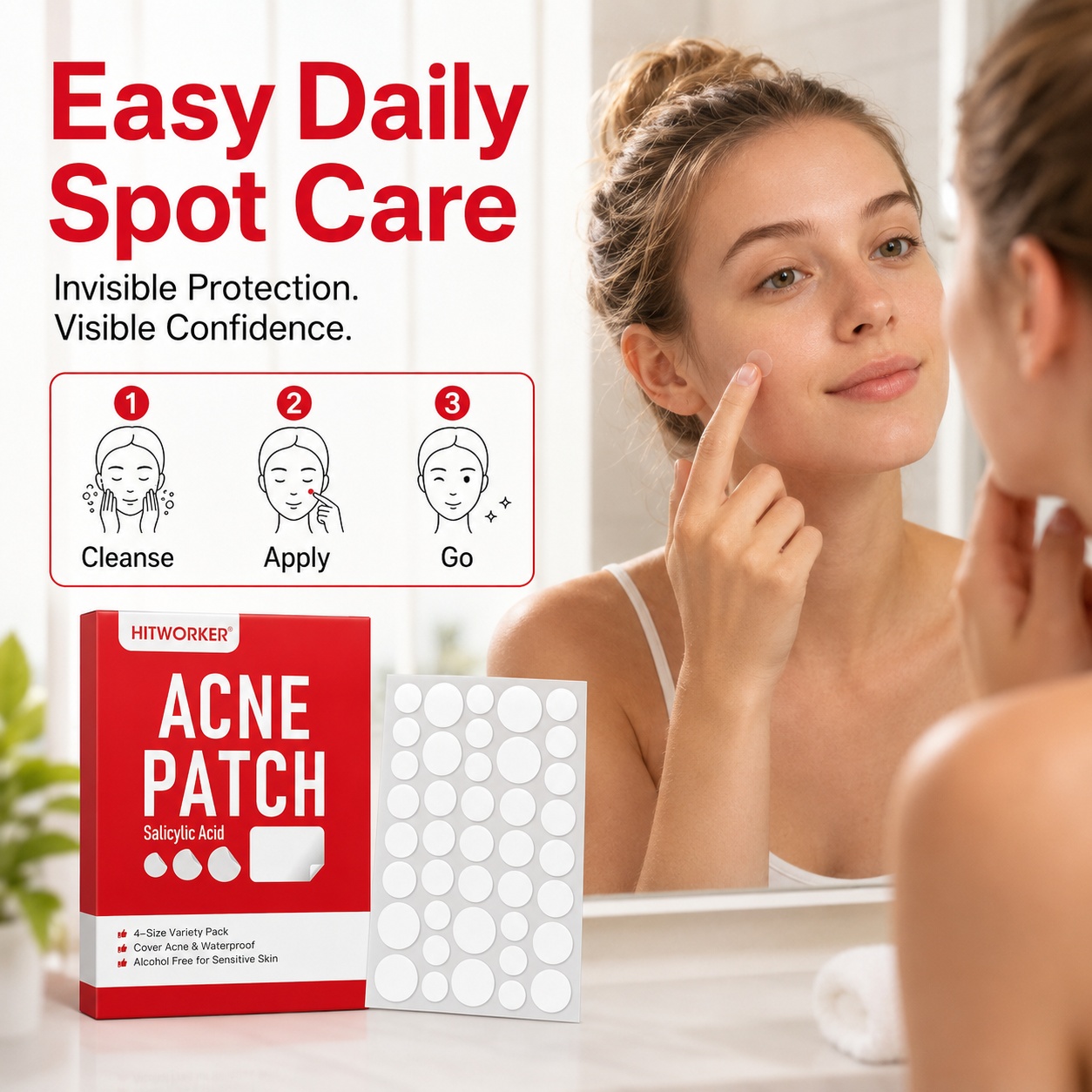 Hydrocolloid Acne Patches, 510 - đánh giá và giá Hydrocolloid Pimple Patch