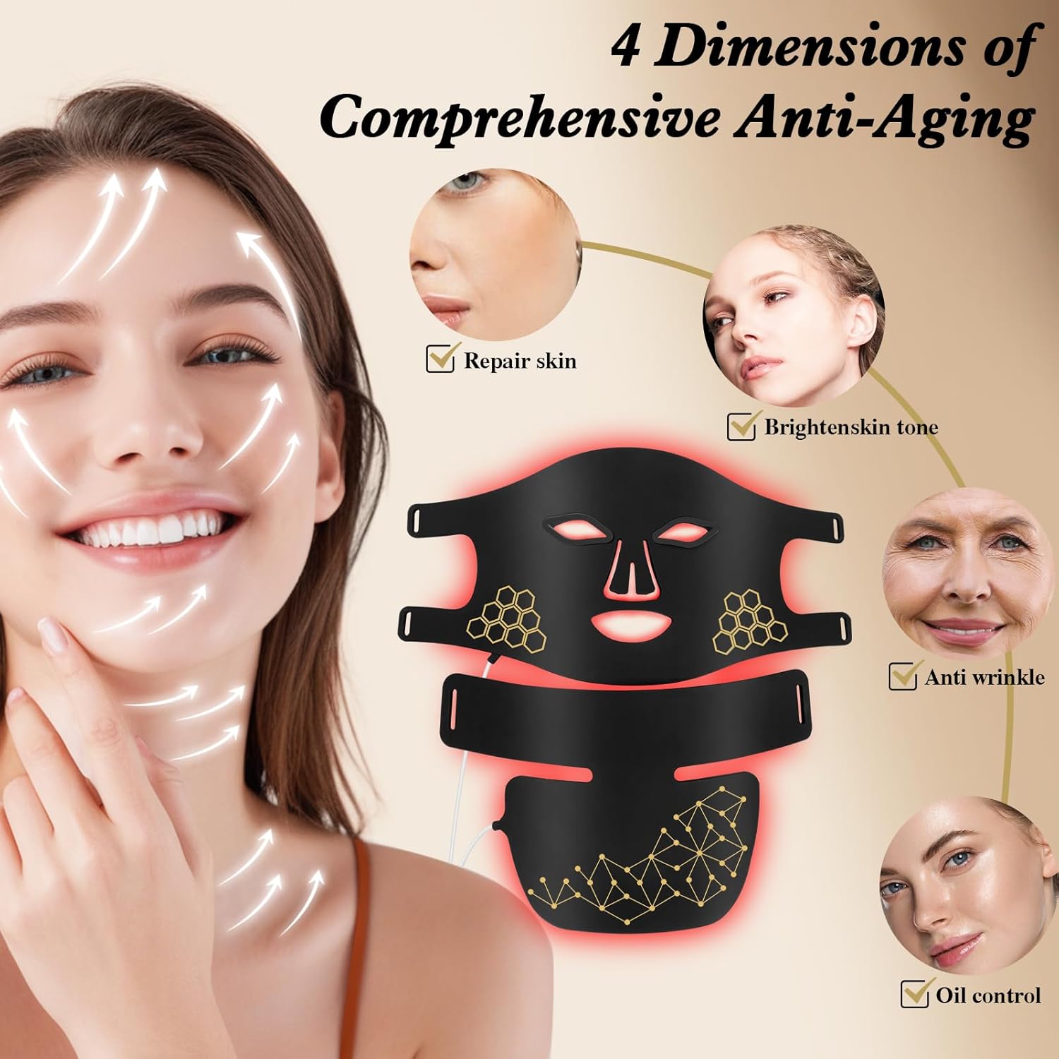 Red Light Therapy for Face and - đánh giá và giá Led Light Therapy Face Mask