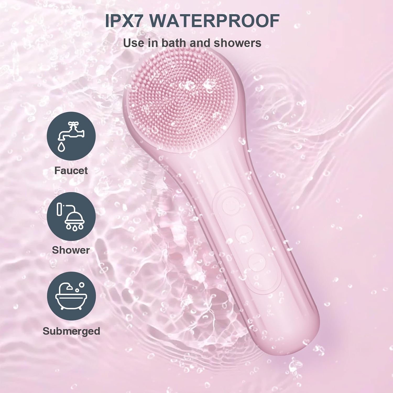 Silicone Face Scrubber, Waterp - đánh giá và giá Silicone Face Scrubber Electric