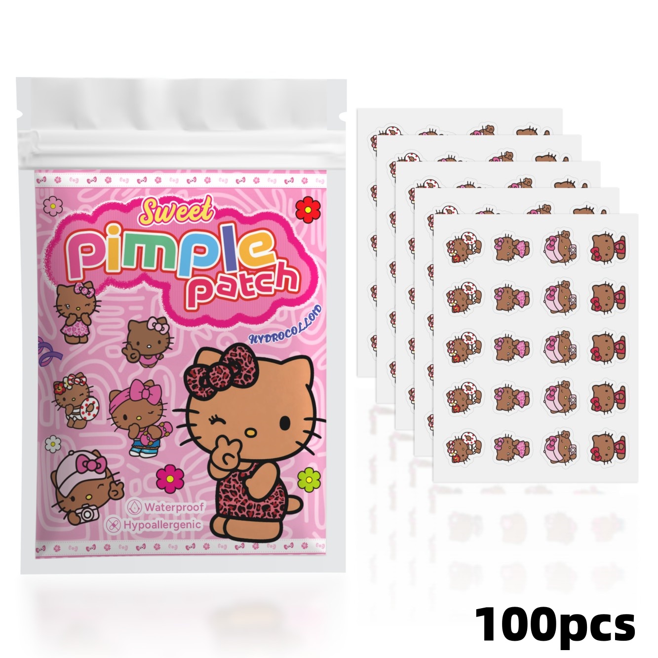 100PCS hello kitty Acne patche - đánh giá và giá Hydrocolloid Pimple Patch