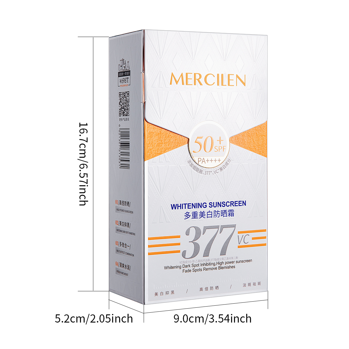 Mercilen Sunscreen 30g, Spf50+ - đánh giá và giá Spf 50 Waterproof Sunscreen