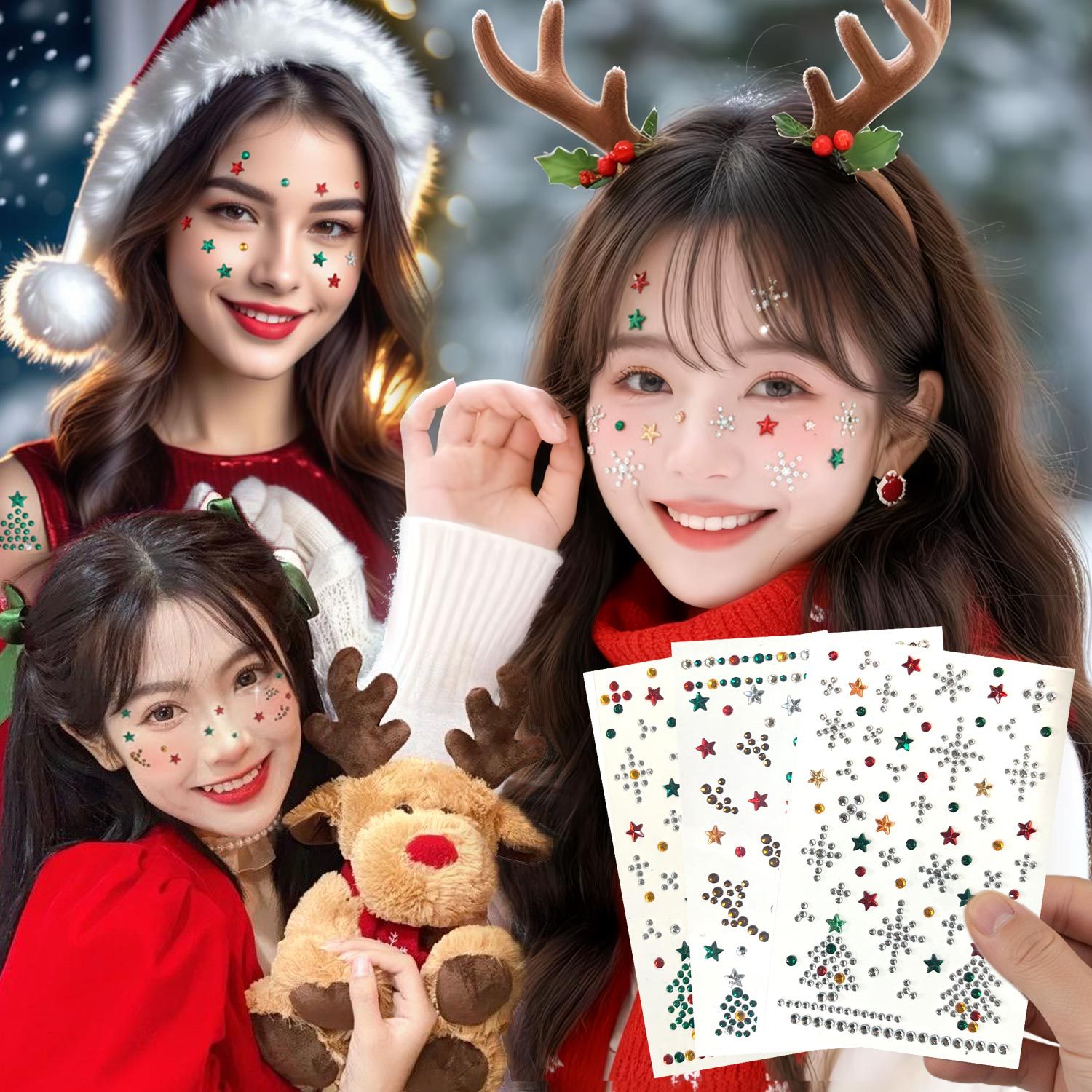 Self Adhesive Diamond Face Sti - đánh giá và giá Nail Art