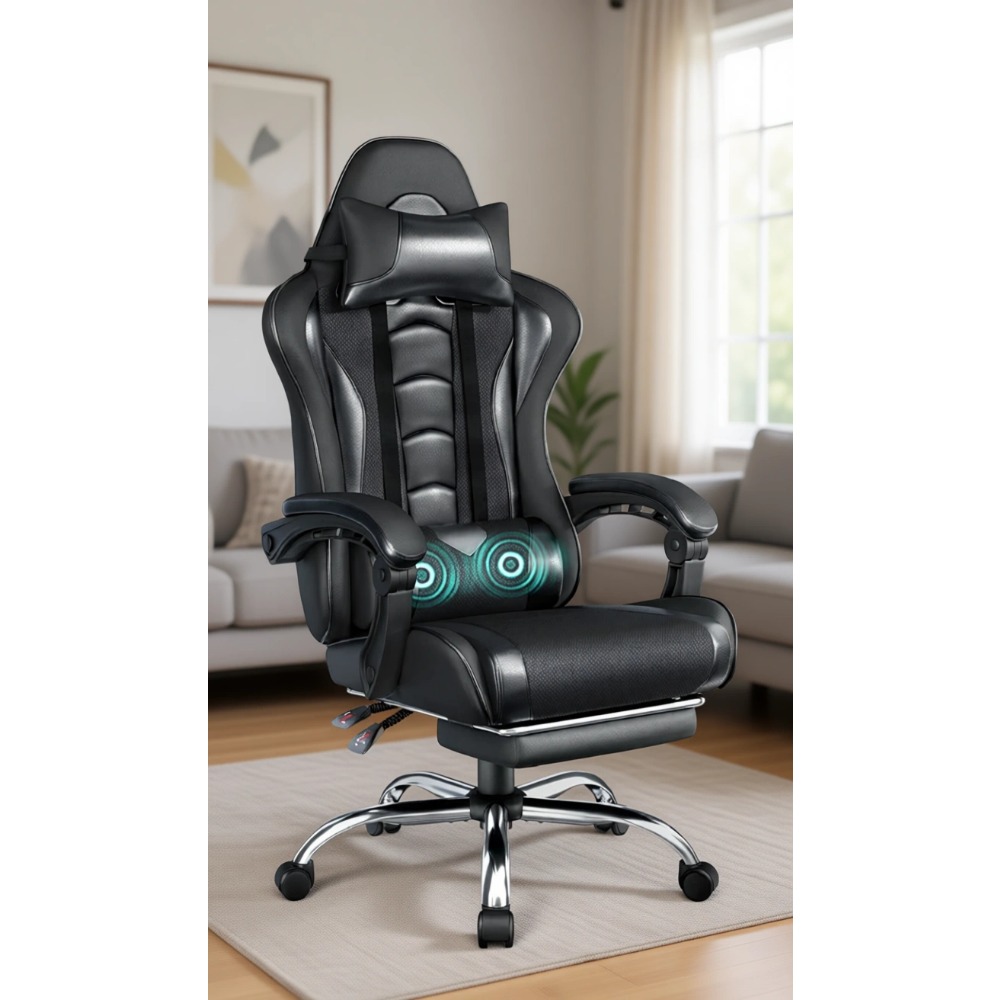 Comfortable PU Leather Gaming  - đánh giá và giá Massage