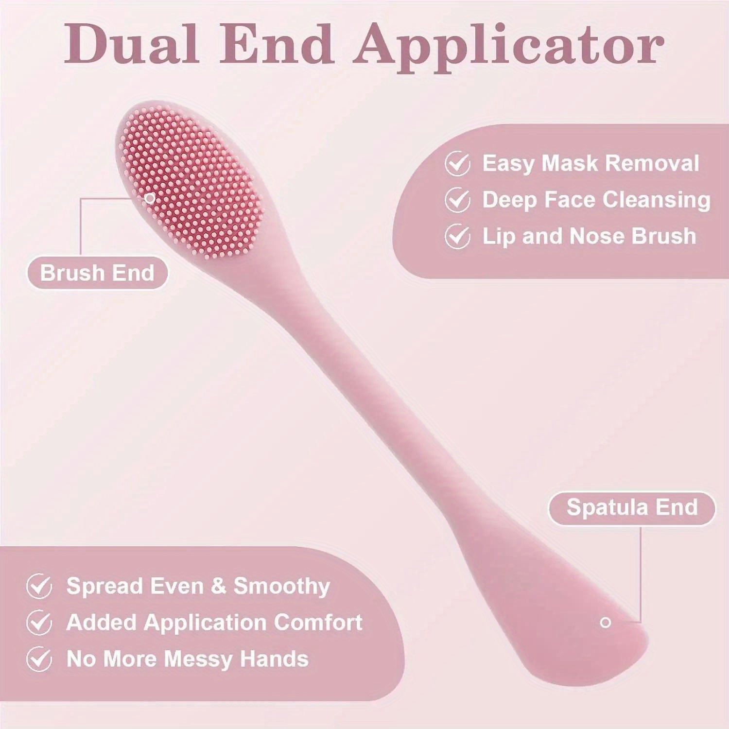 Double Head Facial Mask Brush  - đánh giá và giá Silicone Face Scrubber Electric