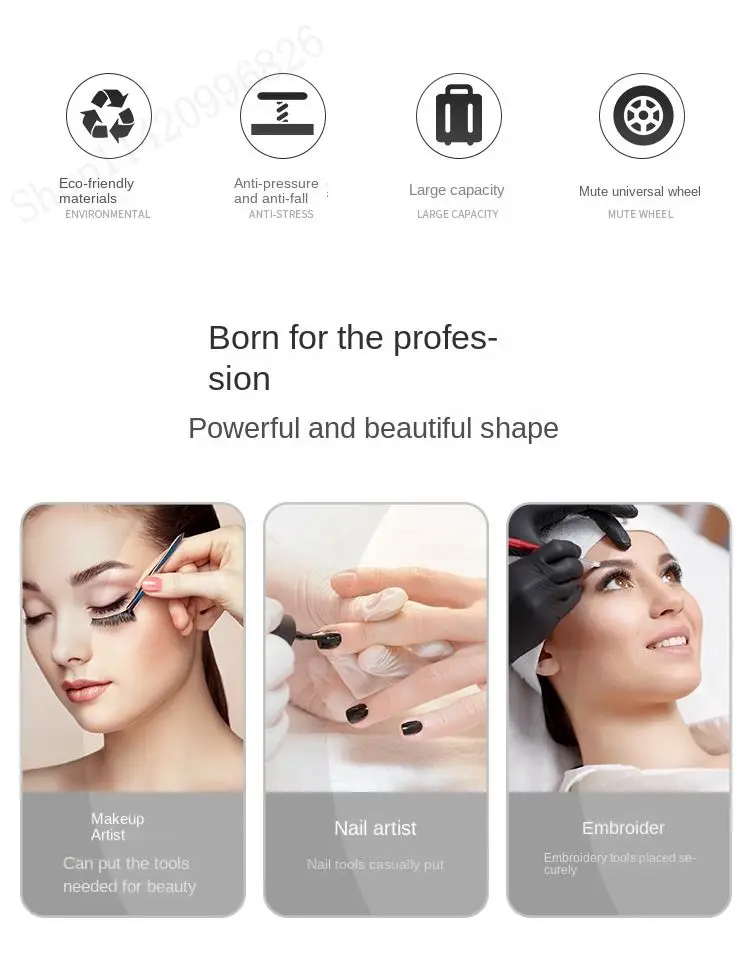Large-capacity Professional Ma - đánh giá và giá Makeup