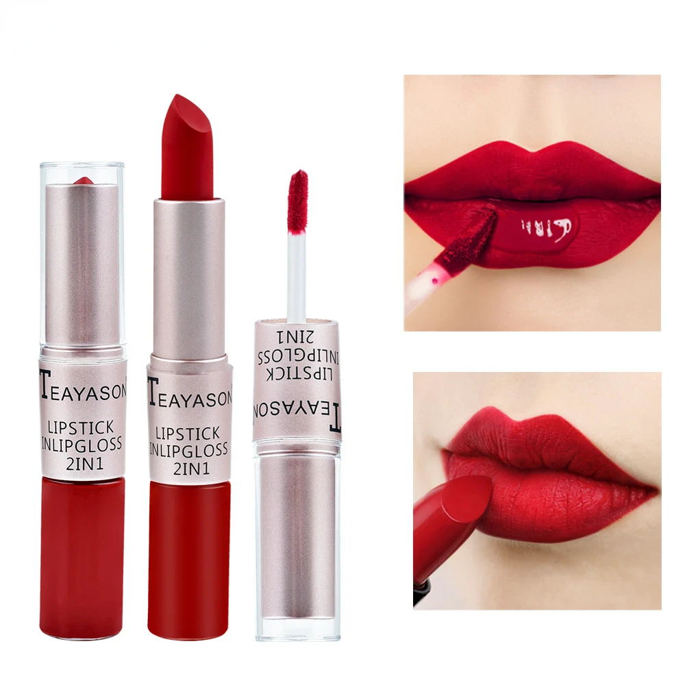 1PC Pink Lipstick Sexy Lip Glo - đánh giá và giá Matte Velvet Lip Tint Long Lasting