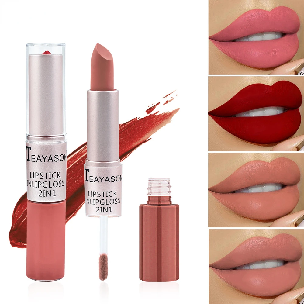 1PC Pink Lipstick Sexy Lip Glo - đánh giá và giá Matte Velvet Lip Tint Long Lasting