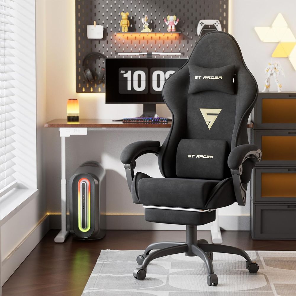 Velvet abric Ergonomic Gaming  - đánh giá và giá Massage