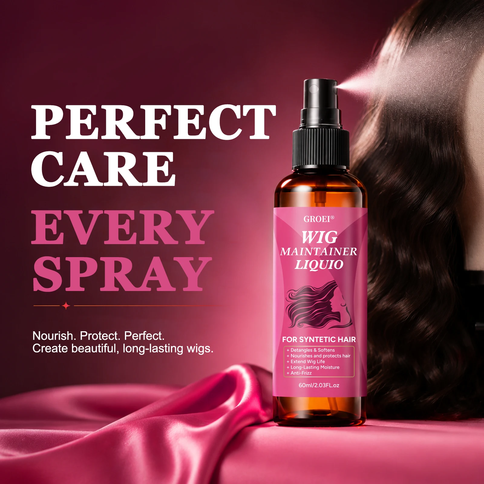 GROEI Anti‑Frizz Wig Maintaine - đánh giá và giá Hair Care