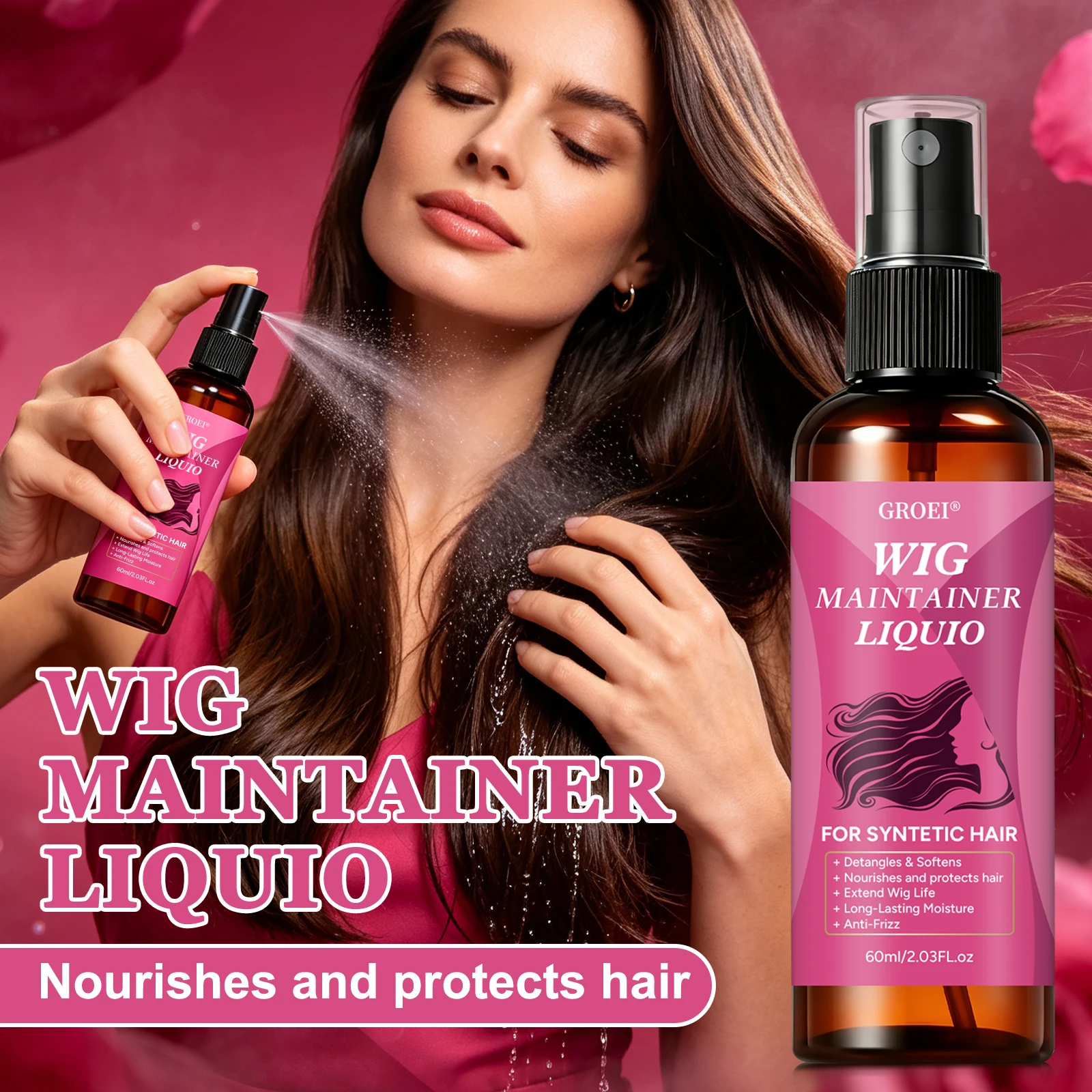 GROEI Anti‑Frizz Wig Maintaine - đánh giá và giá Hair Care
