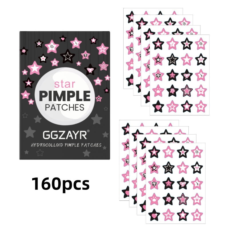 80/160pcs Star Acne Patch Set  - đánh giá và giá Skincare