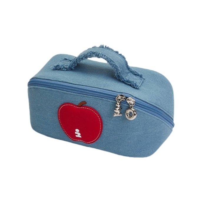 Tagi. Denim Cotton Storage Bag - đánh giá và giá Makeup