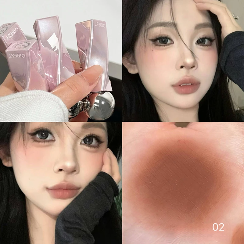 QIBEST Velvet Nude Lip Mud Nat - đánh giá và giá Matte Velvet Lip Tint Long Lasting