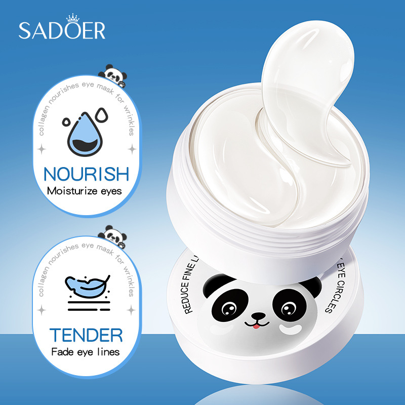 60pcs SADOER Crystal Collagen  - đánh giá và giá Collagen Under Eye Patches