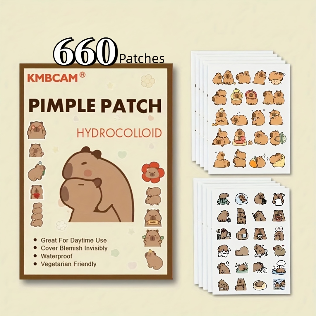 Capybara Shaped Pimple Patches - đánh giá và giá Skincare