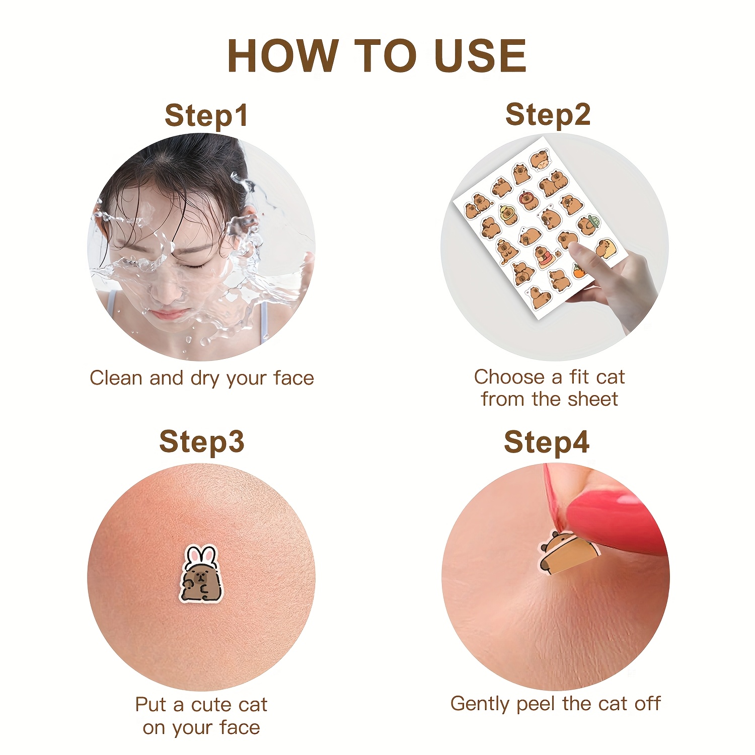 Capybara Shaped Pimple Patches - đánh giá và giá Skincare