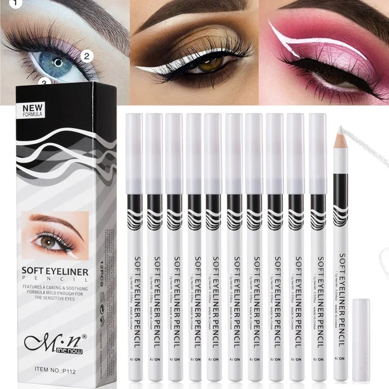 12pcs White Eyeliner Makeup Sm - đánh giá và giá Waterproof Liquid Eyeliner Pen