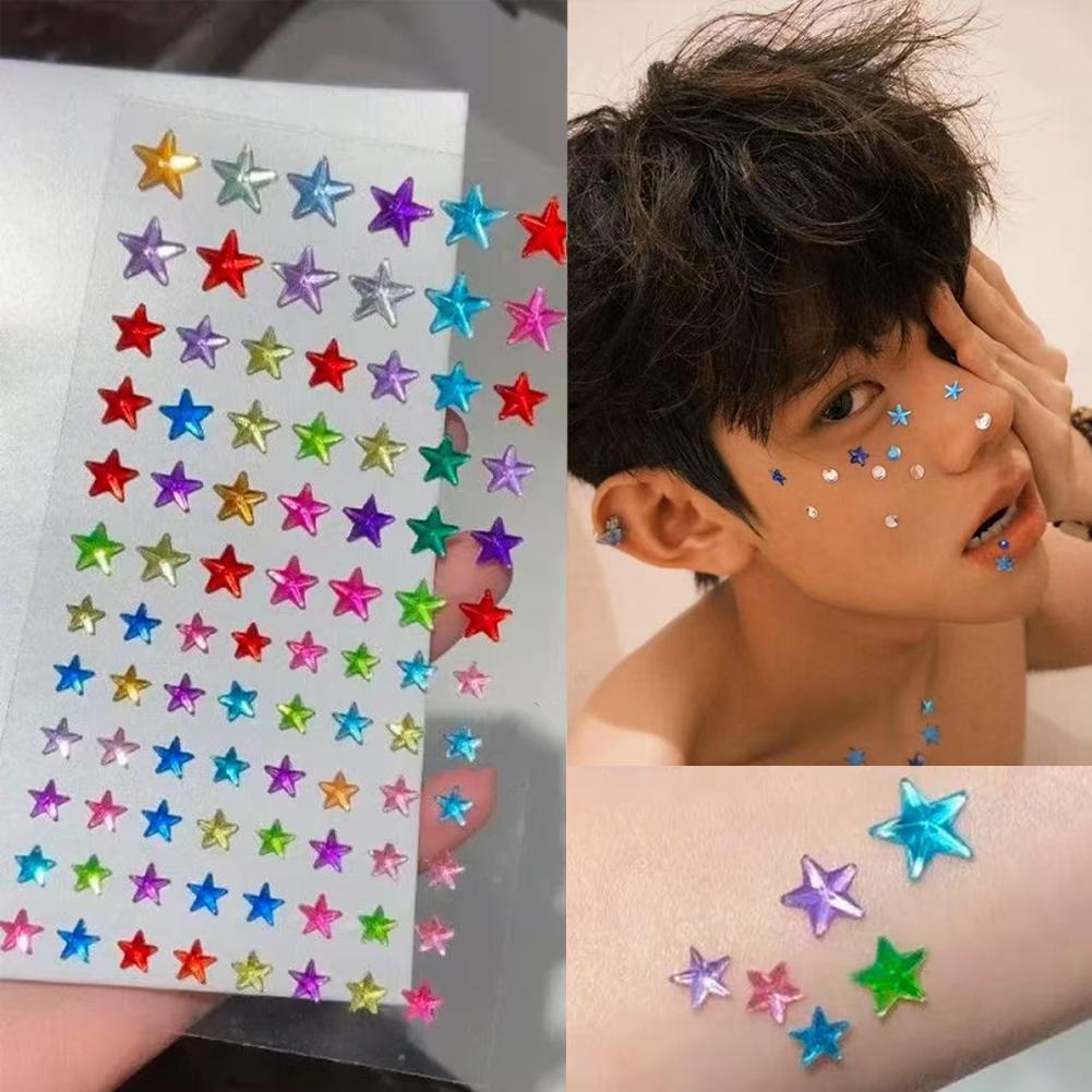 Self-Adhesive Face Rhinestones - đánh giá và giá Nail Art