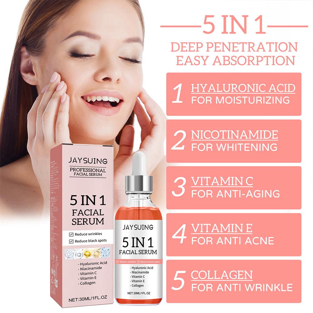 5-in-1 Vitamin C & Hyaluronic  - đánh giá và giá Niacinamide Pore Shrinking Essence