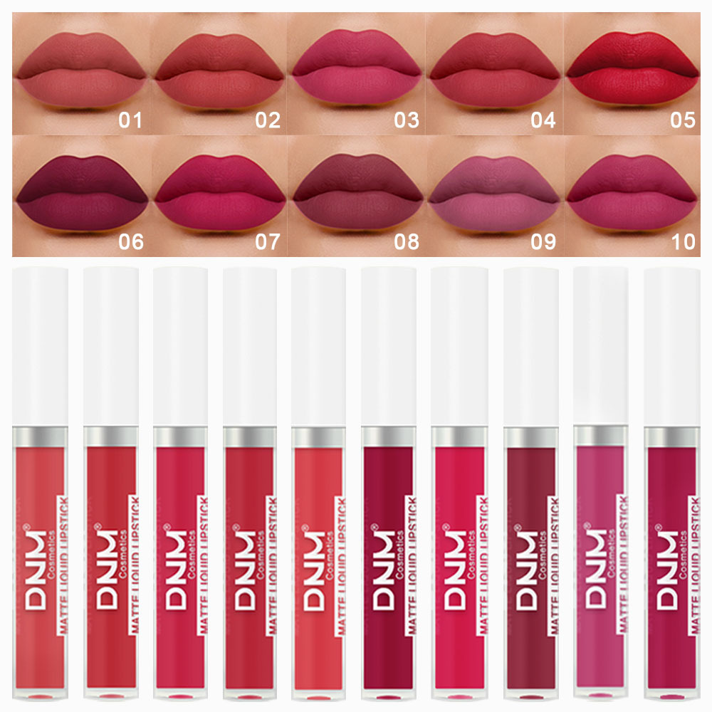 DNM 18 Colors Matte Velvet Lip - đánh giá và giá Matte Velvet Lip Tint Long Lasting