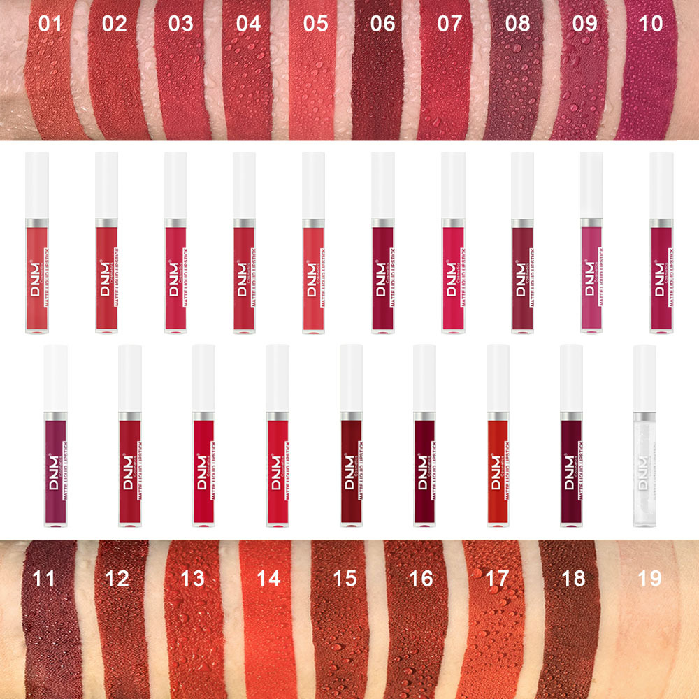 DNM 18 Colors Matte Velvet Lip - đánh giá và giá Matte Velvet Lip Tint Long Lasting