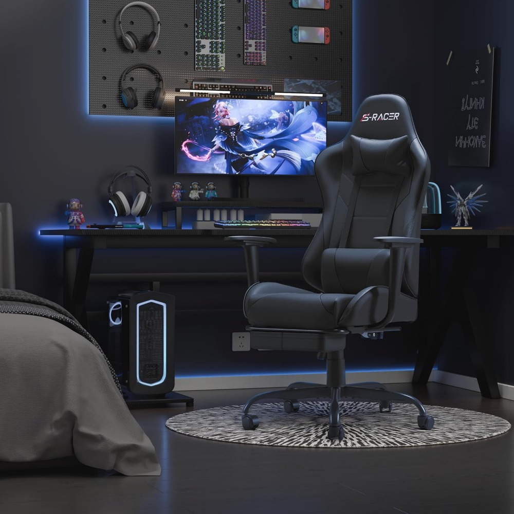Gaming Chairs: Ergonomic Desk  - đánh giá và giá Massage