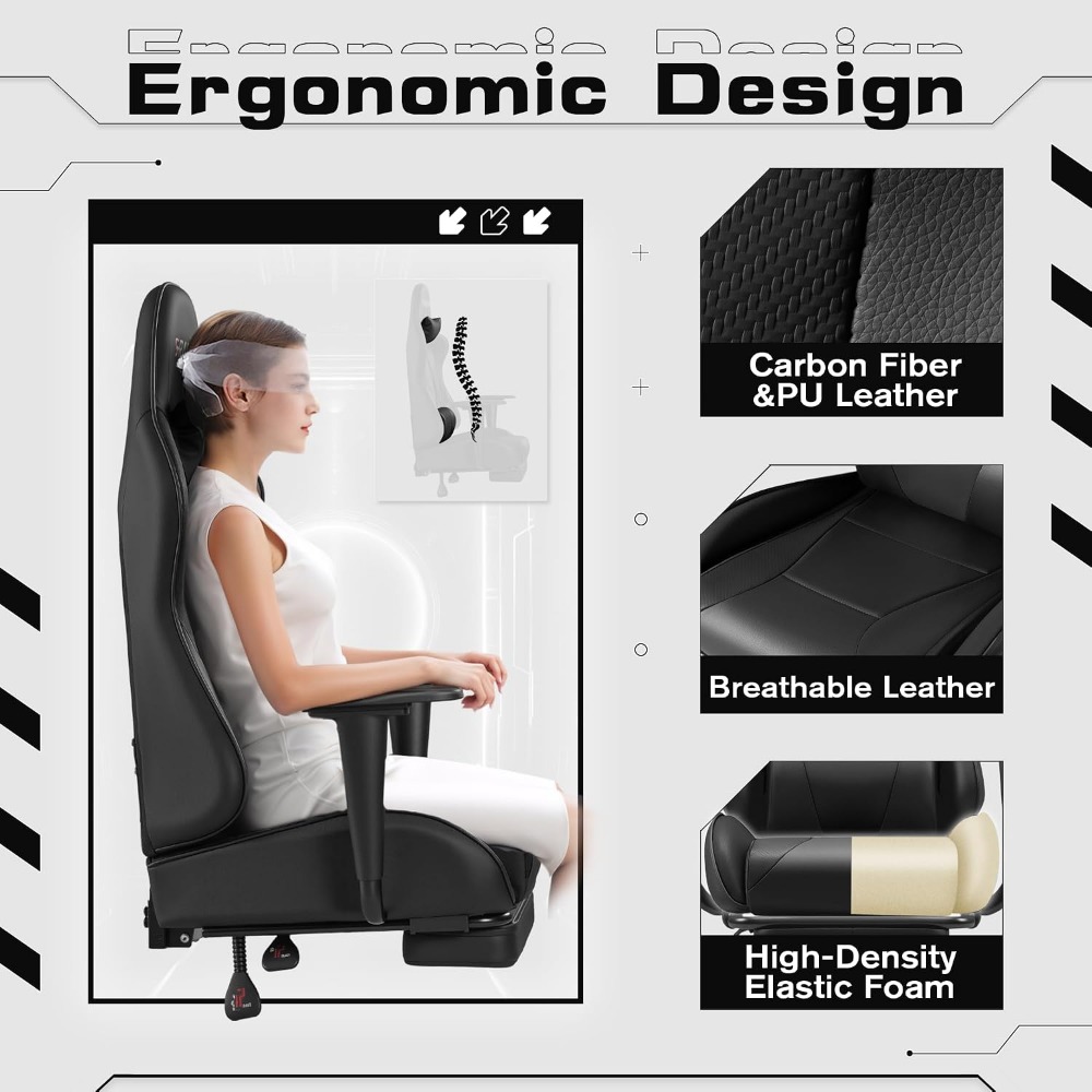 Gaming Chairs: Ergonomic Desk  - đánh giá và giá Massage