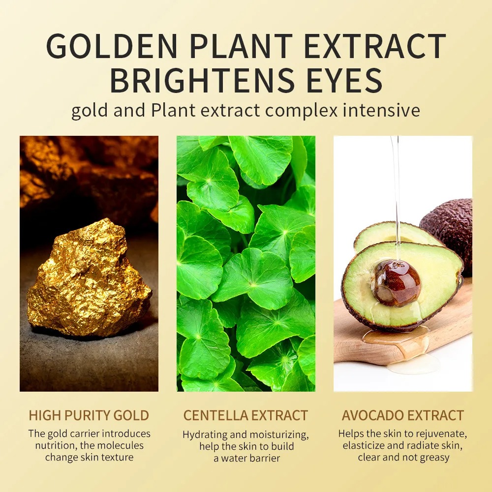120pcs Avocado Golden Collagen - đánh giá và giá Collagen Under Eye Patches