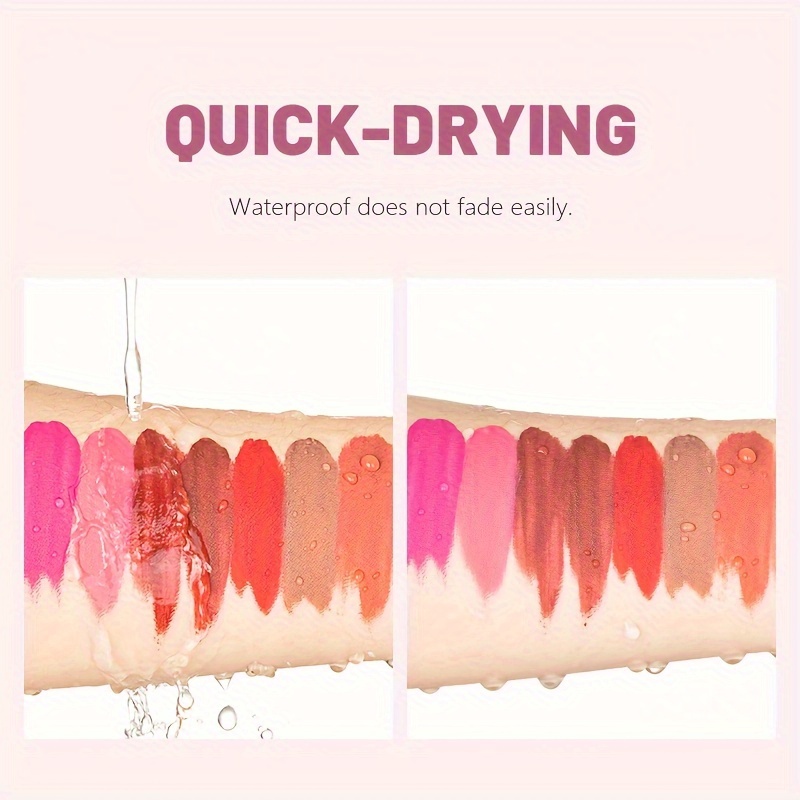 1pcs Waterproof Matte Velvet L - đánh giá và giá Matte Velvet Lip Tint Long Lasting